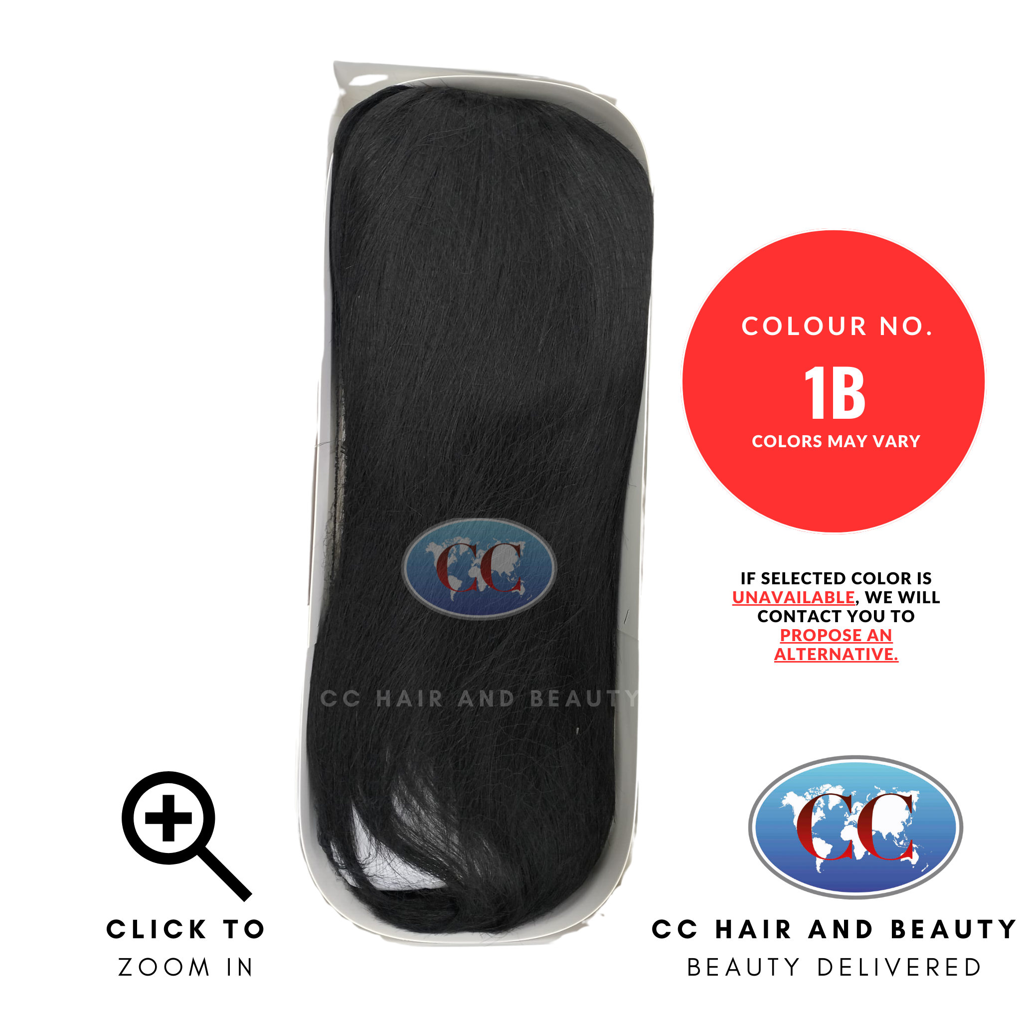 Sleek Human Hair Wig Fashion - Superb Wig-Colour 1B