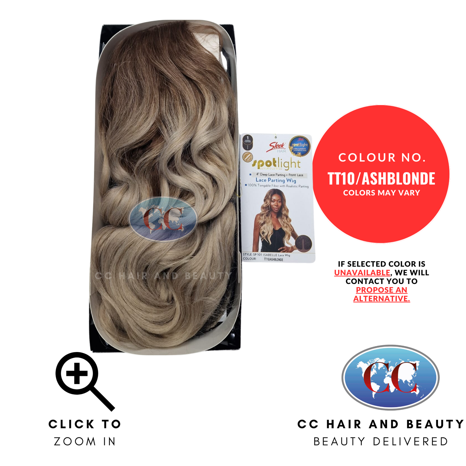 Sleek Spotlight Synthetic Lace Wig Isabelle – CC Hair Beauty