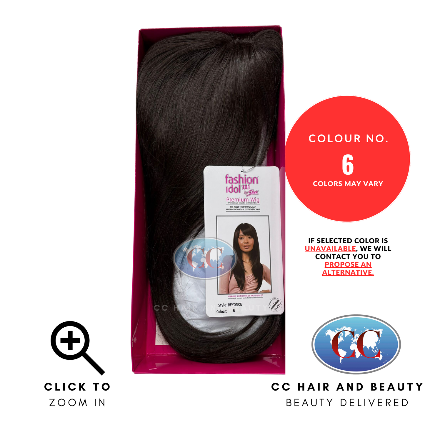 Sleek Synthetic Hair Wig Fashion - Beyonce-Colour 6