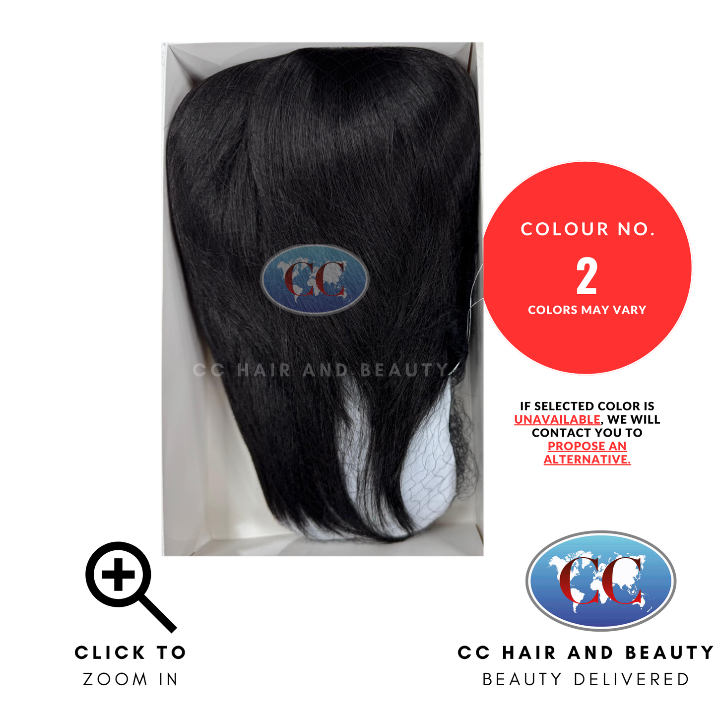 Sleek Synthetic Hair Wig Fashion - Nia-Colour 2