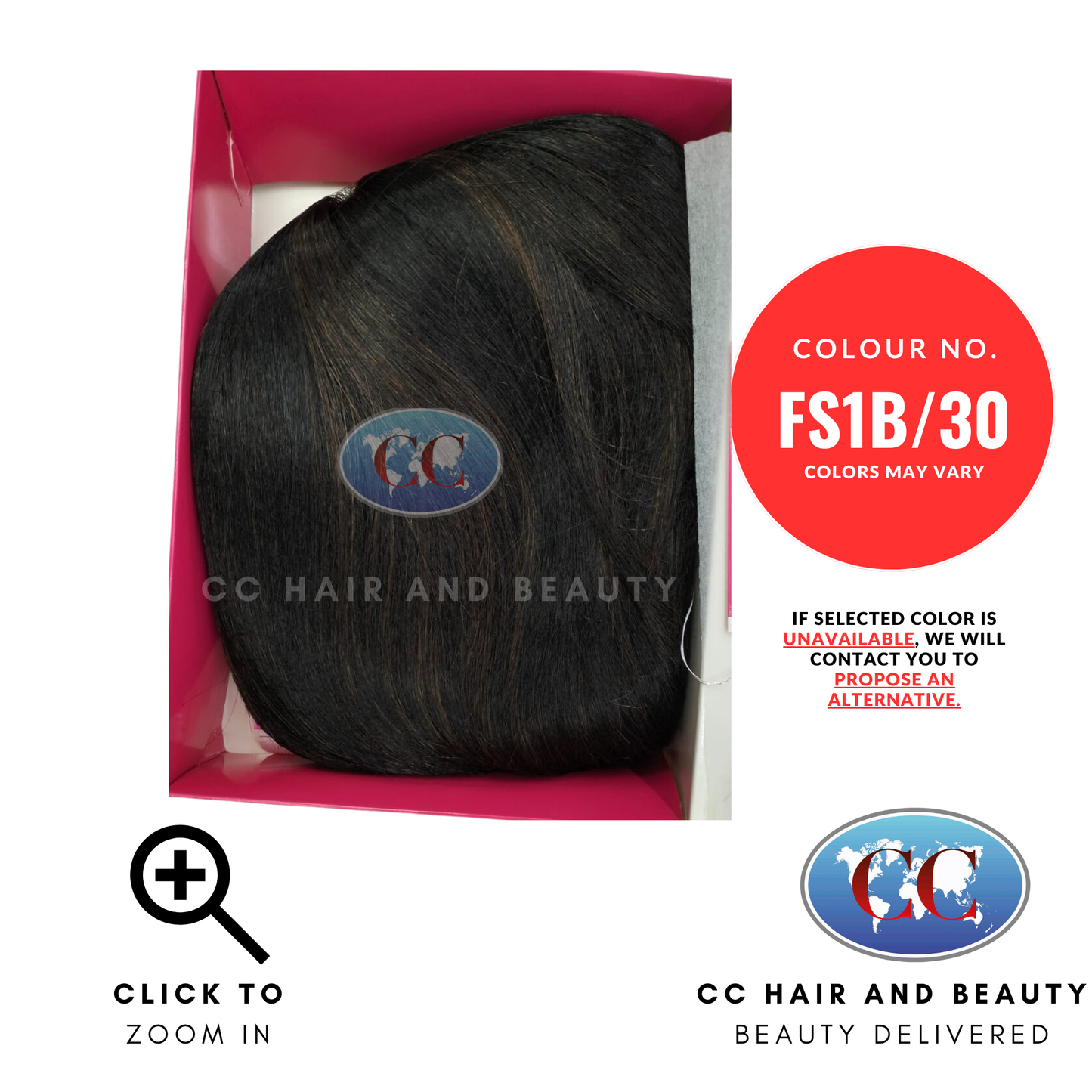 Sleek Synthetic Hair Wig Fashion - Vogue-Colour FS1B/30