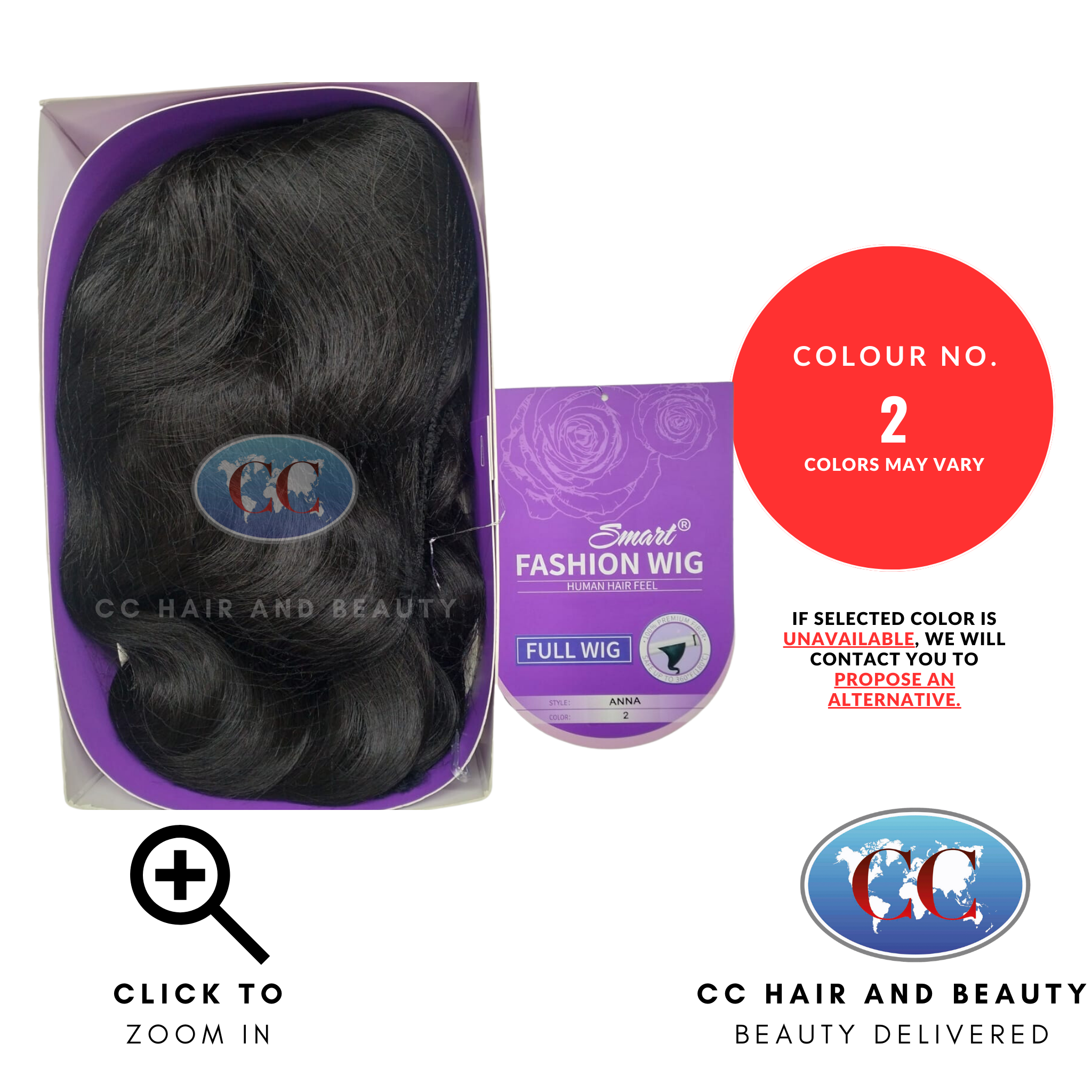 Smart Fashion Human Hair Feel Syn Wig - Anna