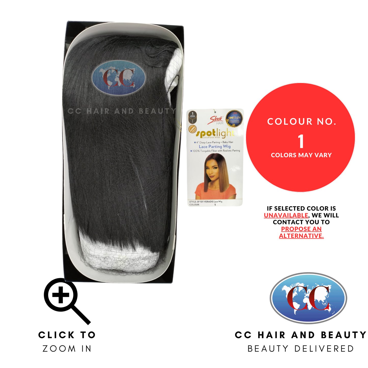 Sleek Hair Spotlight Luxurious Wig - Veradis Wig- colour 1
