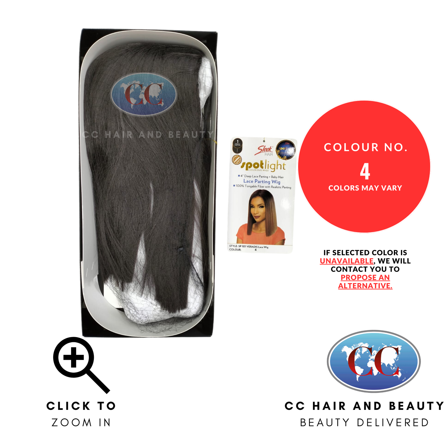 Sleek Hair Spotlight Luxurious Wig - Veradis Wig- colour 4