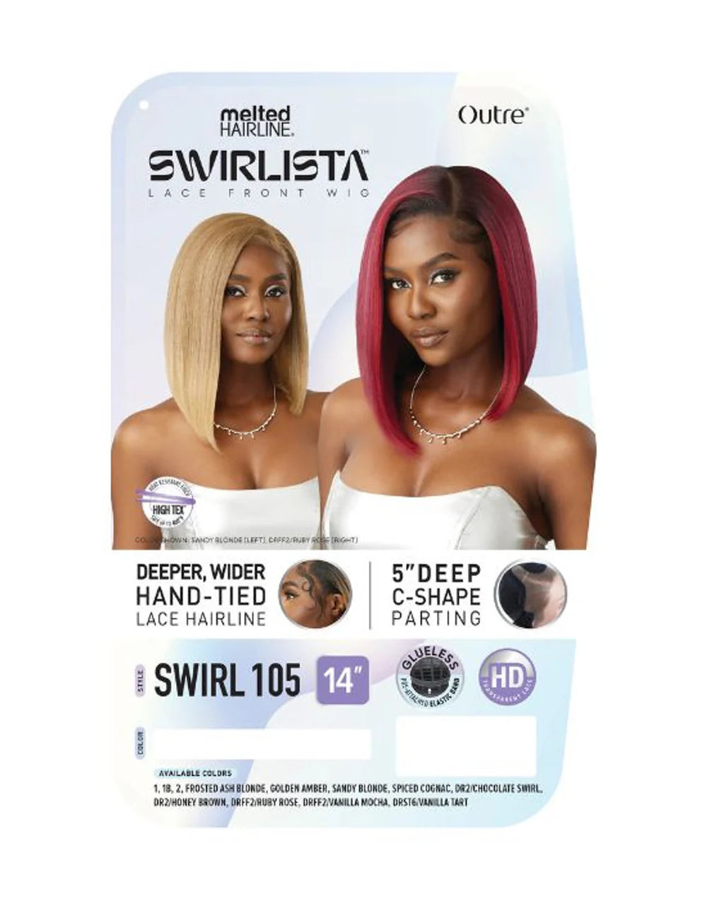 Outre HD Melted Hairline Swirlista Swirl Lace Wig 105 QLMHSS105