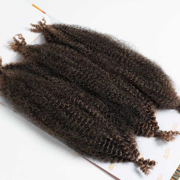 Sleek Noble Gold Synthetic 3X Springy Poppin Twist Braid 16"20"