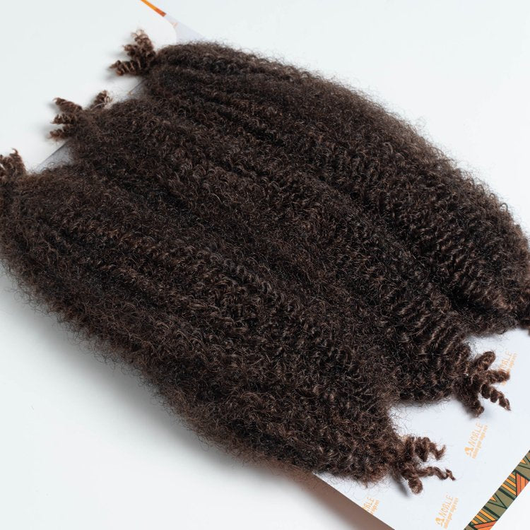 Sleek Noble Gold Synthetic 3X Springy Poppin Twist Braid 16"20"