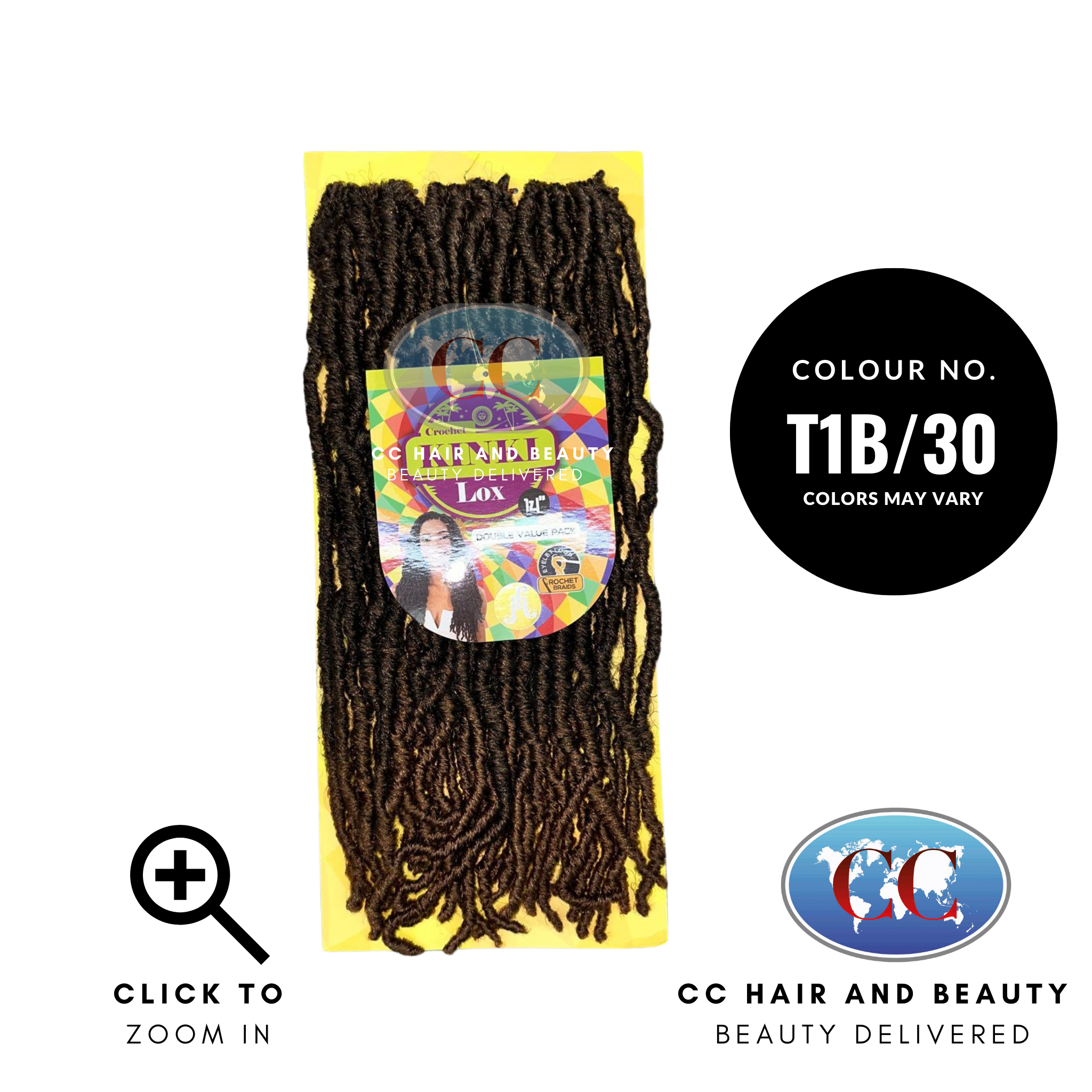 Jazzy Hair Crochet Braid Kinki Lox 14 & 18"