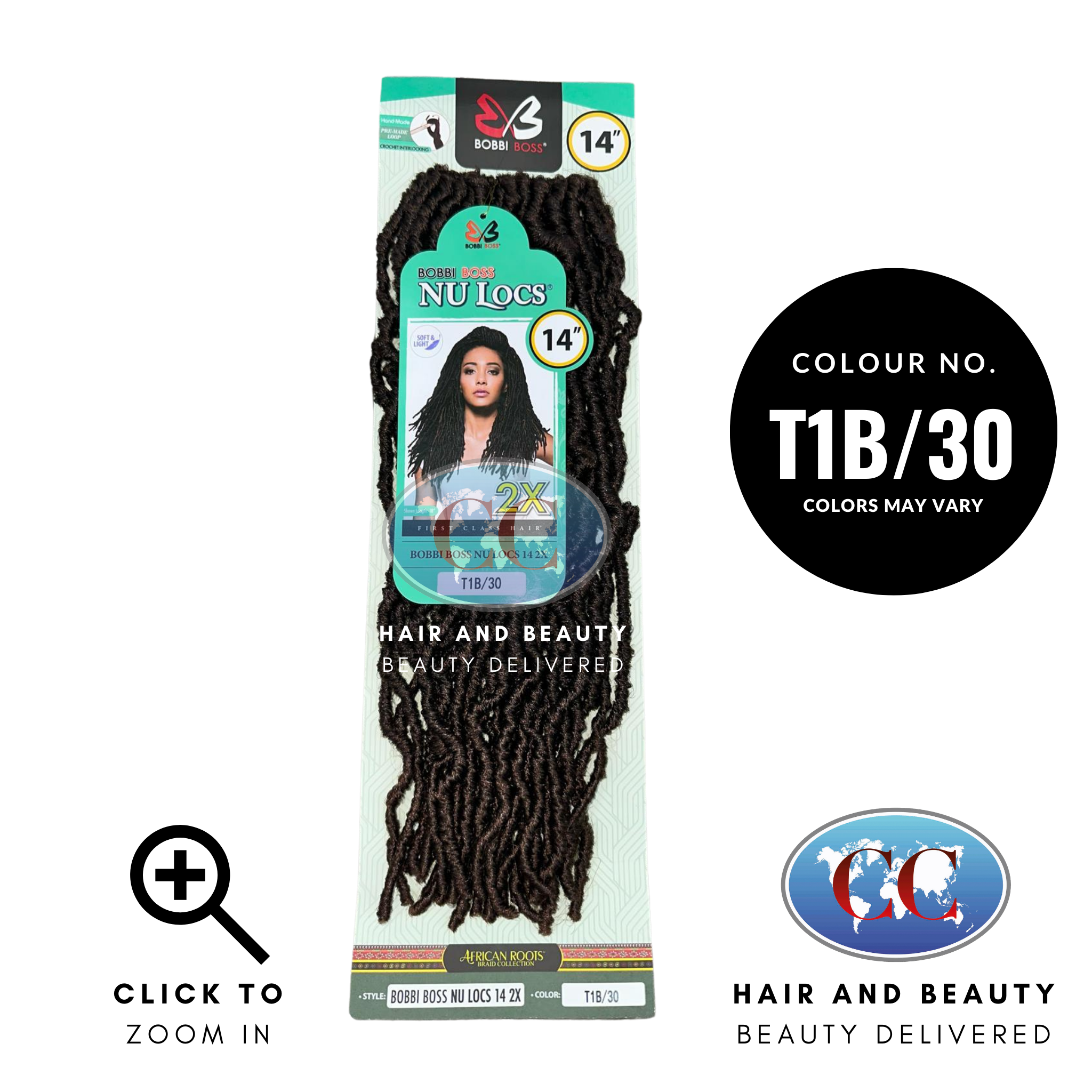 Bobbi Boss Crochet Braid - 2X Nu Locs 14"