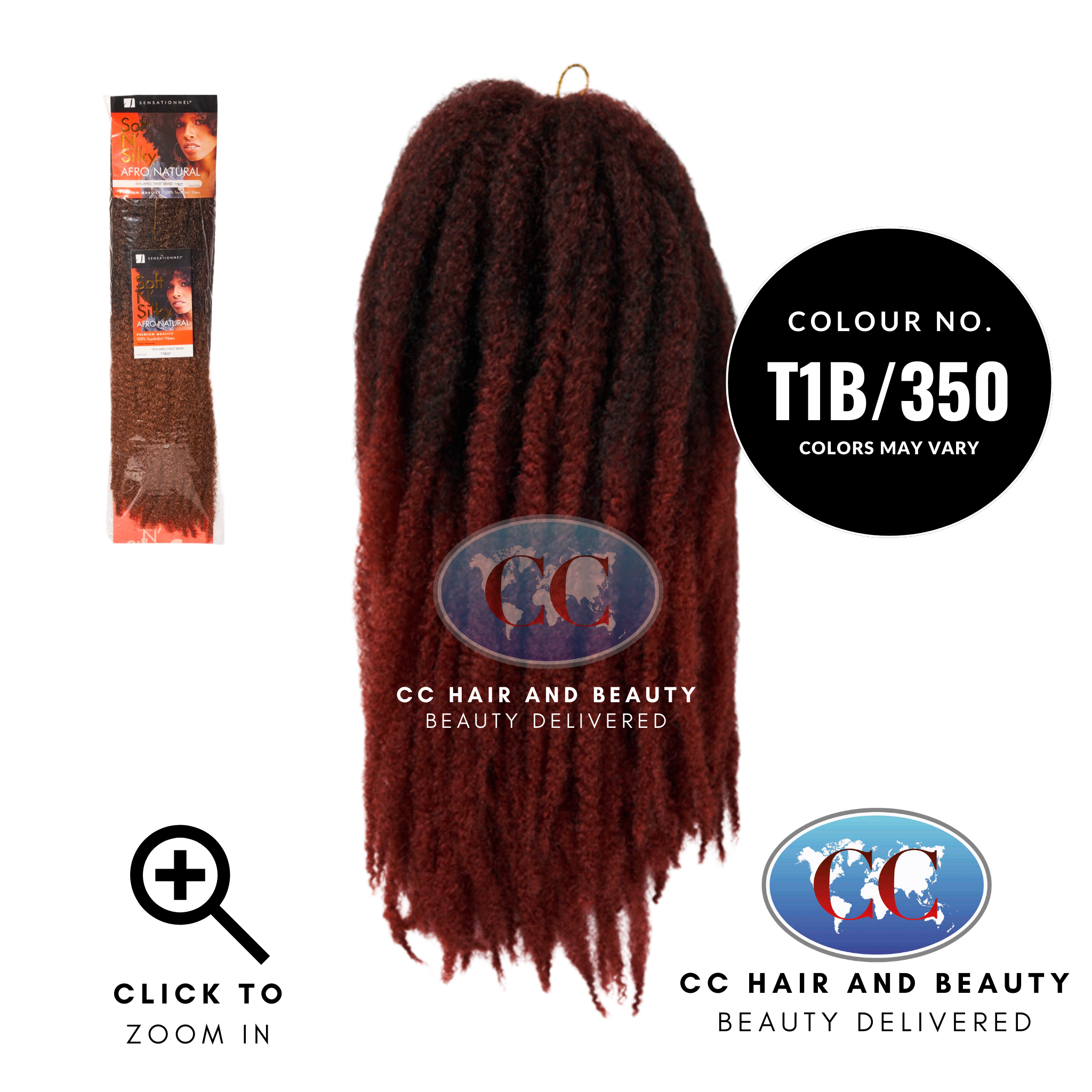 Soft N Silky Afro Natural Twist Braid-Colour T1B/350