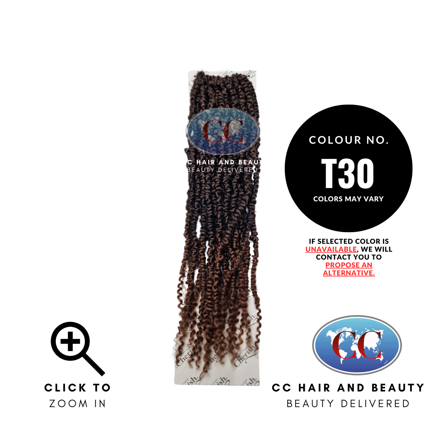 Cherish Synthetic Bulk - Passion Twist 18"-colour T30