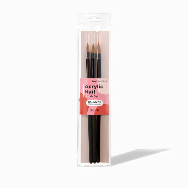 Nicka k Acrylic Nail Brush Set