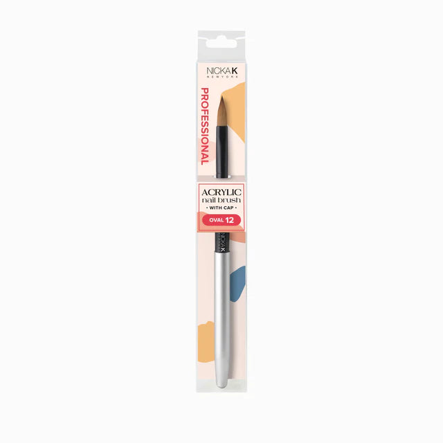 Nicka K Professional Acrylic Nail Brush With Cap