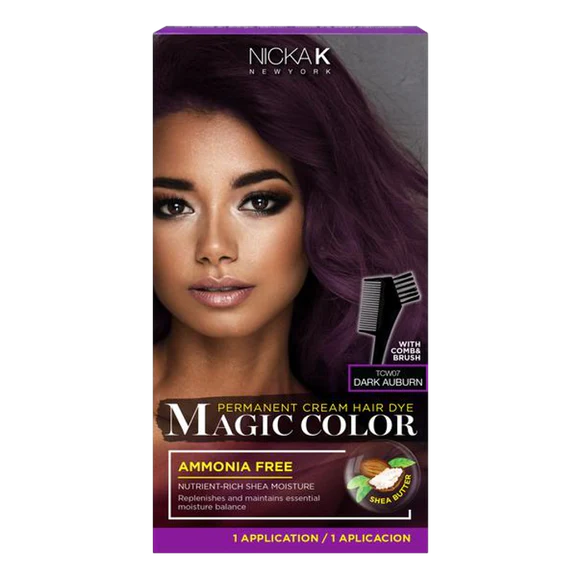 Nicka K Permanent Cream Hair Dye Magic Color For Women