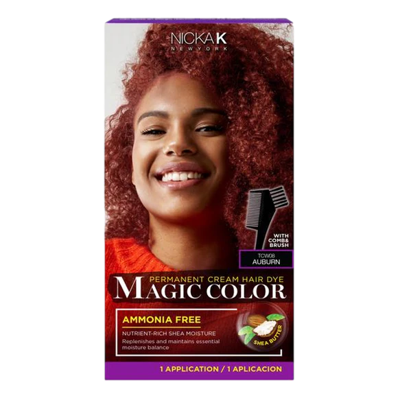 Nicka K Permanent Cream Hair Dye Magic Color For Women