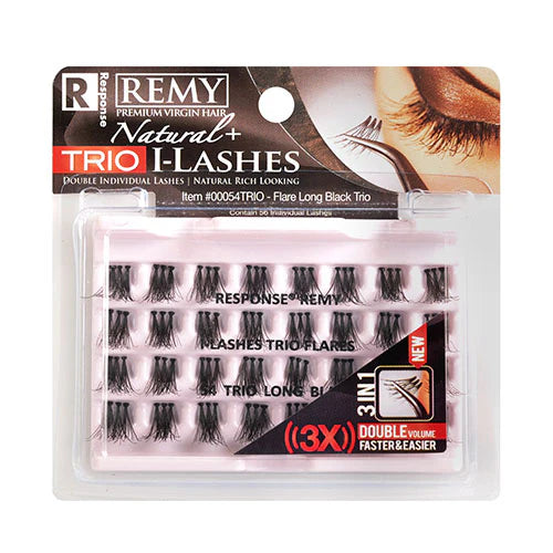 Remy Response Natural Trio I Lashes Flare Long Black Trio 54