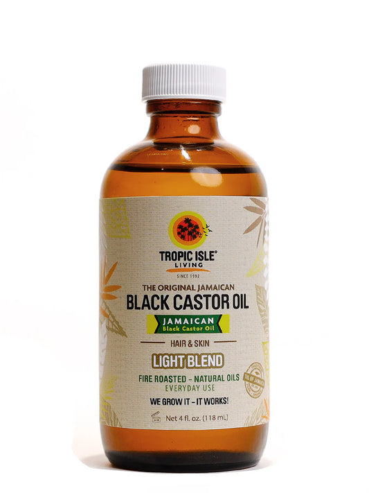 TROPIC ISLE JAMAICAN BLACK CASTOR OIL - LIGHT BLEND 4OZ