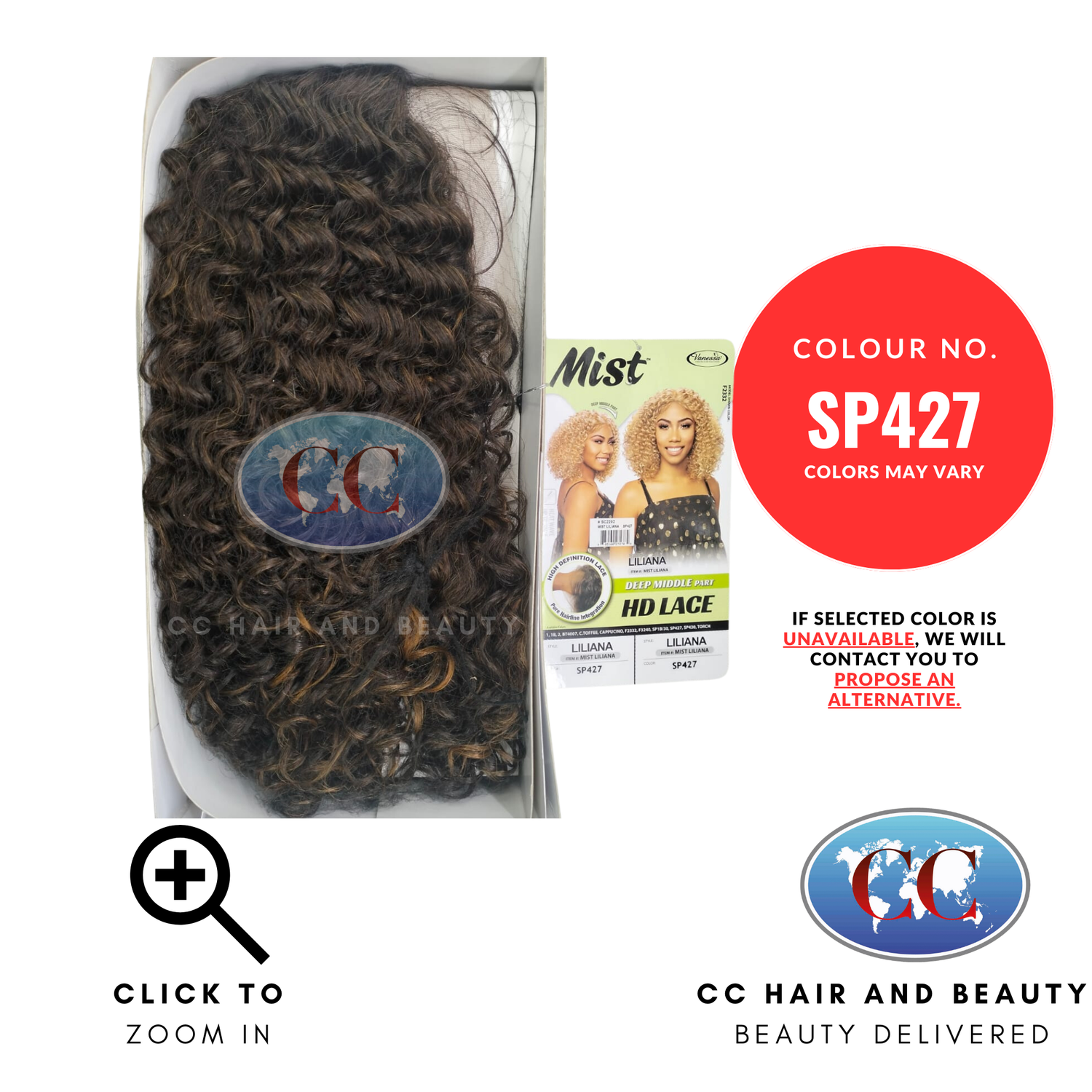 Vanessa Mist HD Lace Wig - Liliana-Colour SP427