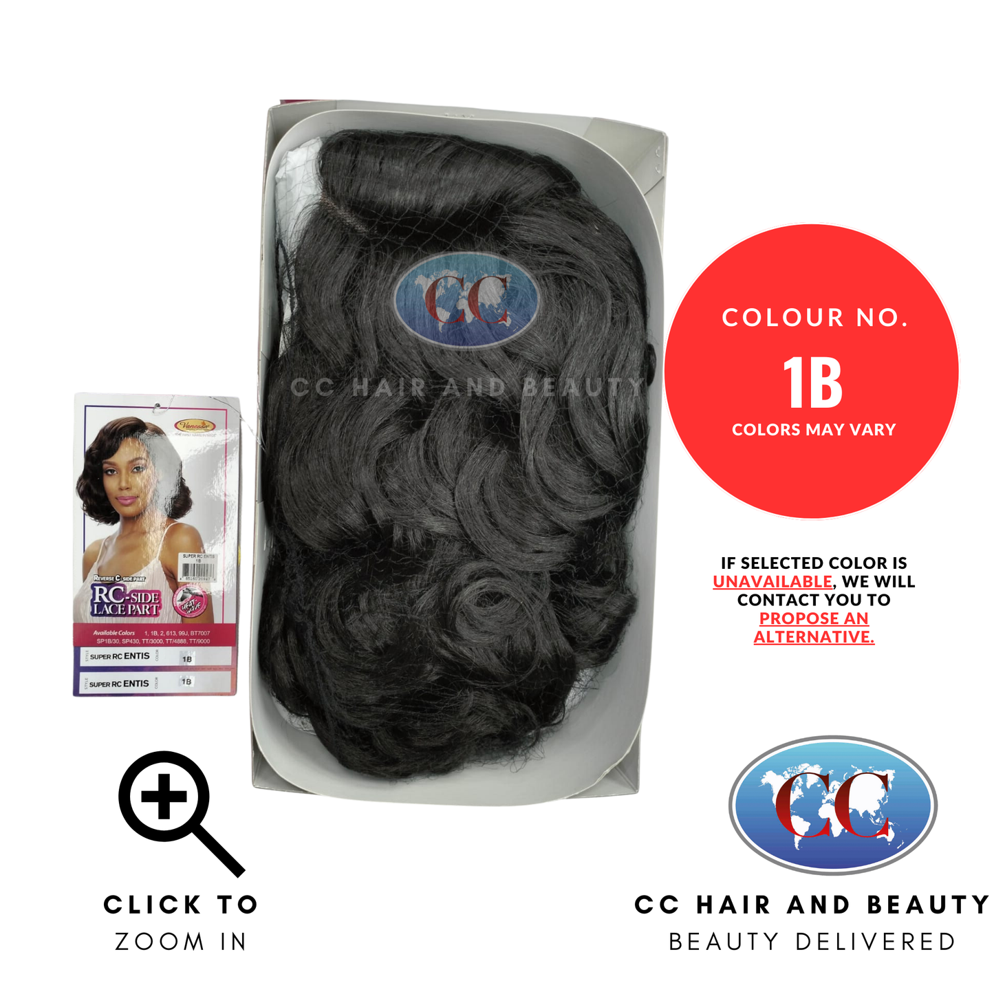 Vanessa Super RC-Side Lace Part Wig - Super RC Entis-colour 1B