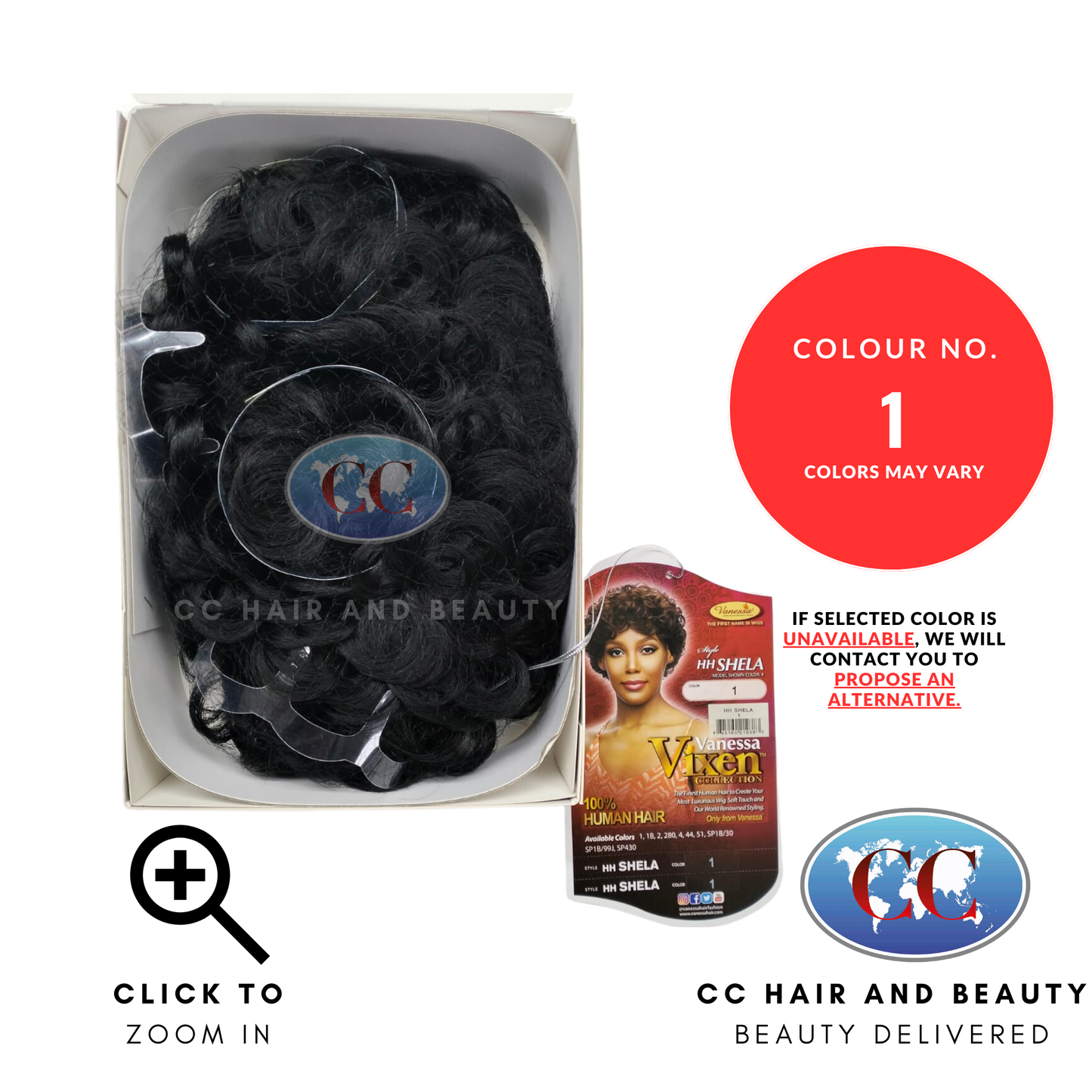 Vanessa Vixen Collection 100% Human Hair Wig - Shela