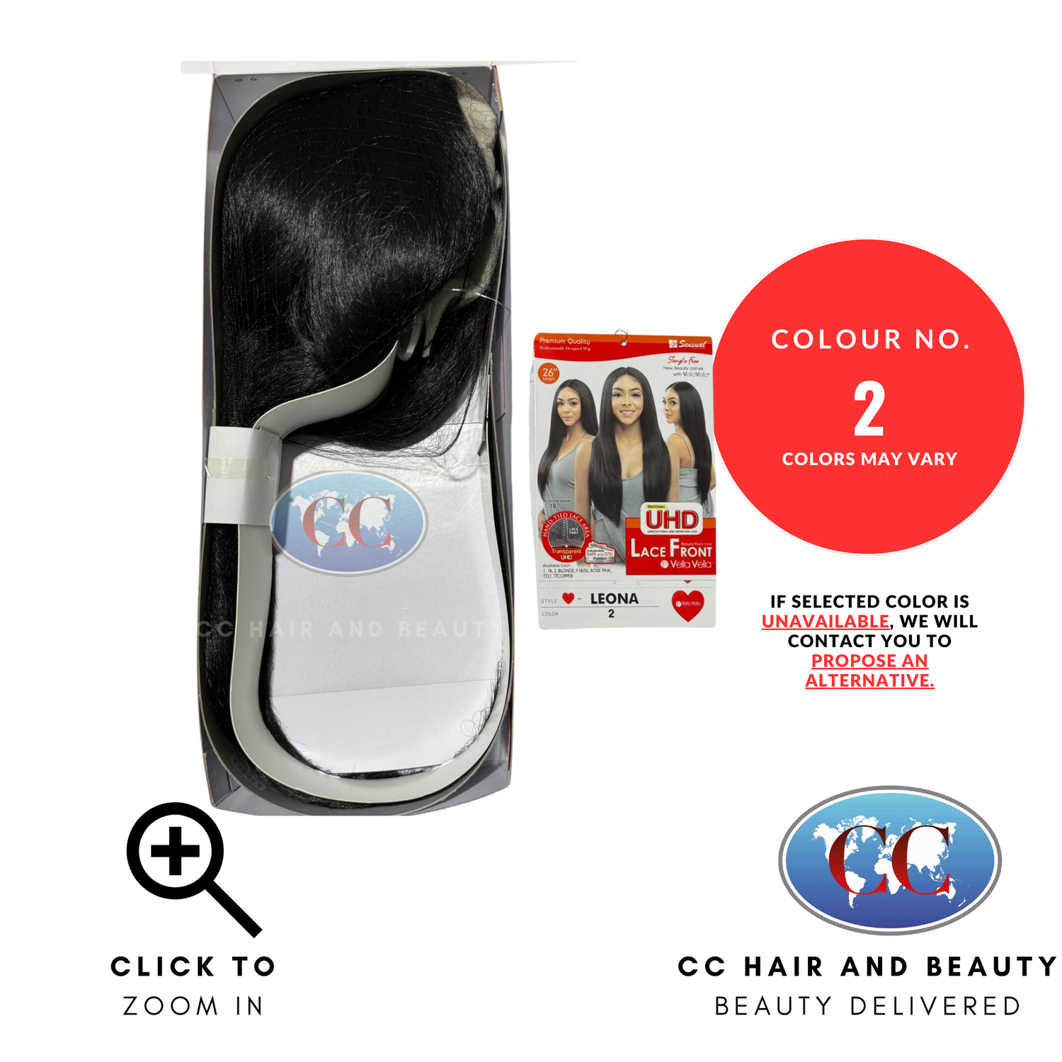 Vella Vella Synthetic Lace Front Wig - Leona-Colour 2