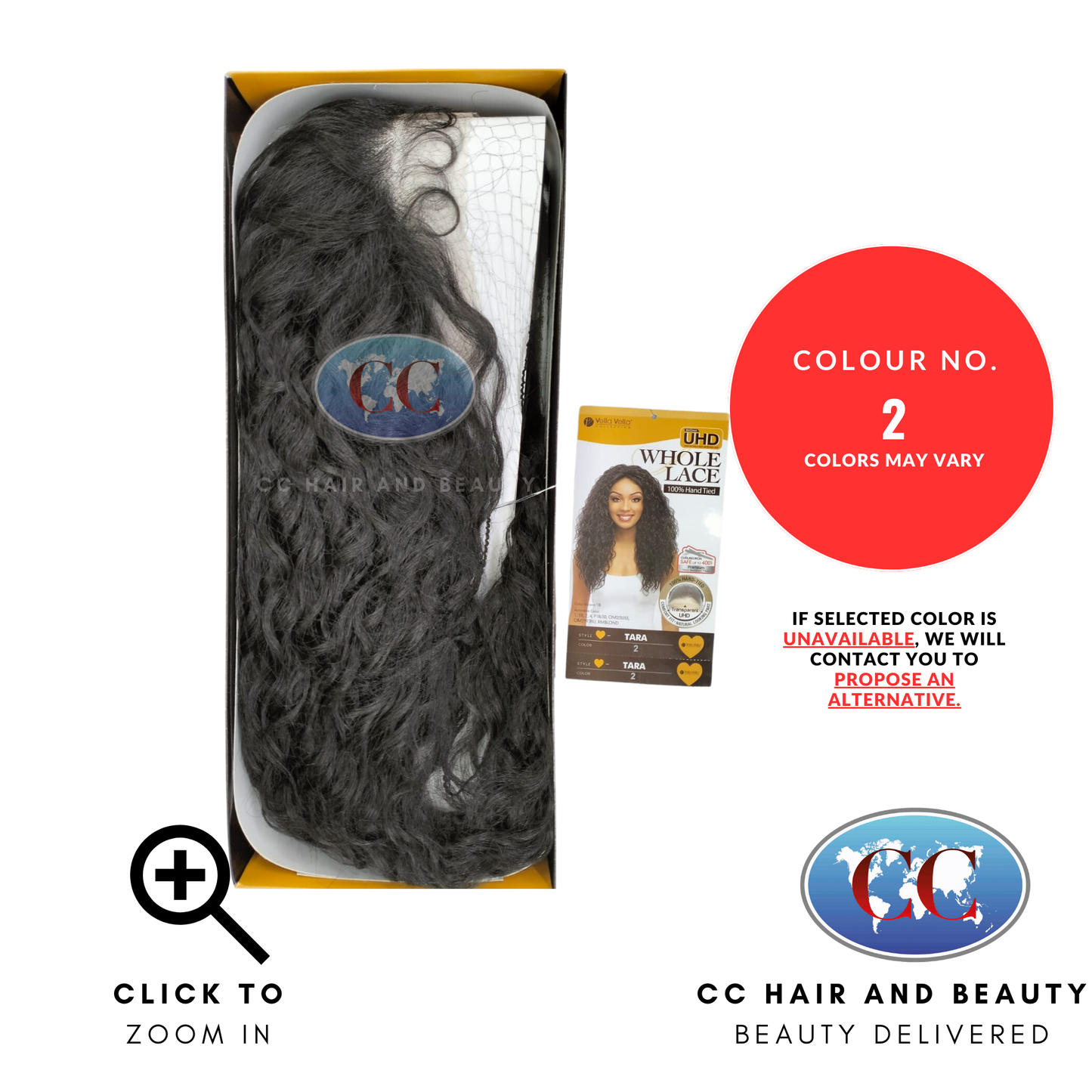Vella Vella Synthetic Hair Whole Lace Wig - Tara