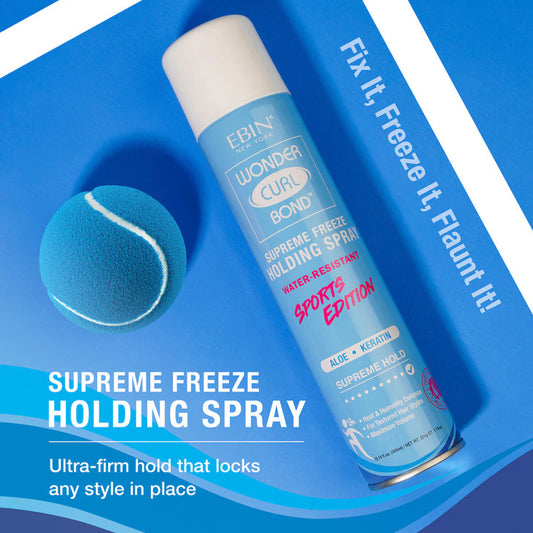 Ebin Wonder Curl Bond Holding Spray Sports Edition - back of can | CC Hair and Beauty Leeds