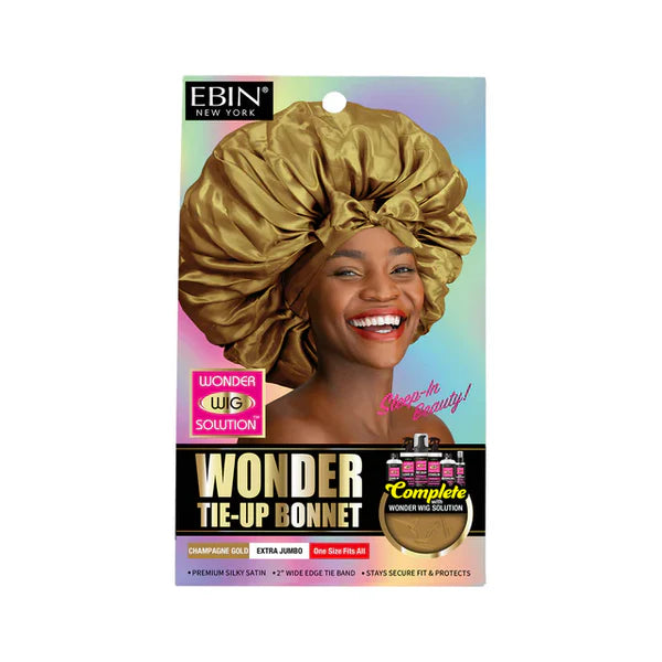 Ebin New York  Wonder Wig Tie-Up Bonnet