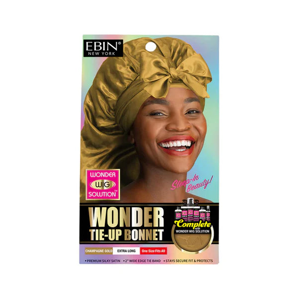 Ebin New York  Wonder Wig Tie-Up Bonnet