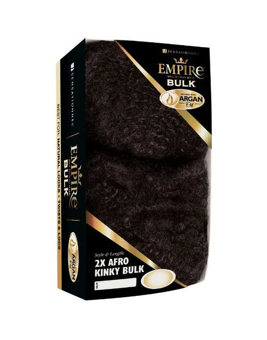Sensational Empire 100% Human Hair Bulk 2x Afro Kinky Bulk