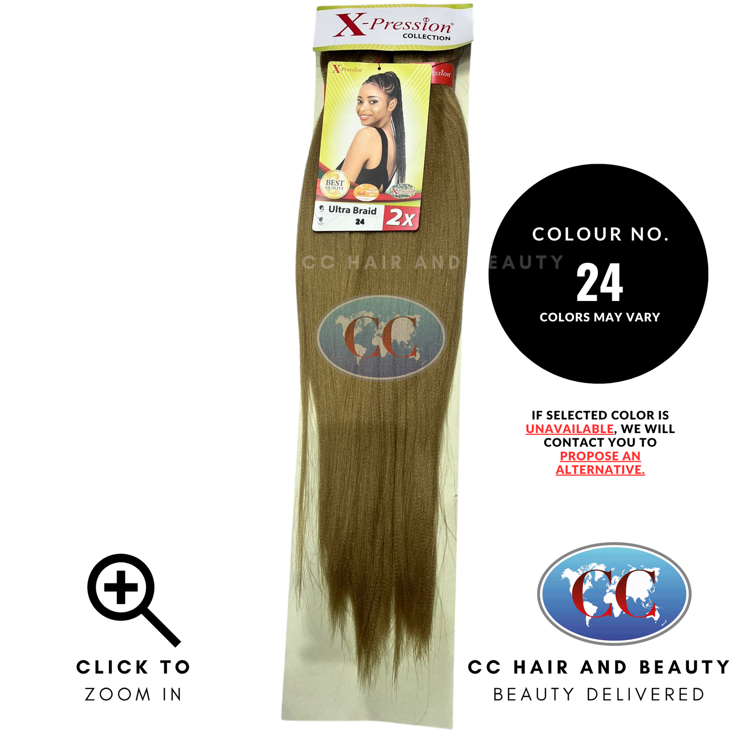 X-Pression Ultra Braid 2X Pre-Stretched Braiding Hair-24
