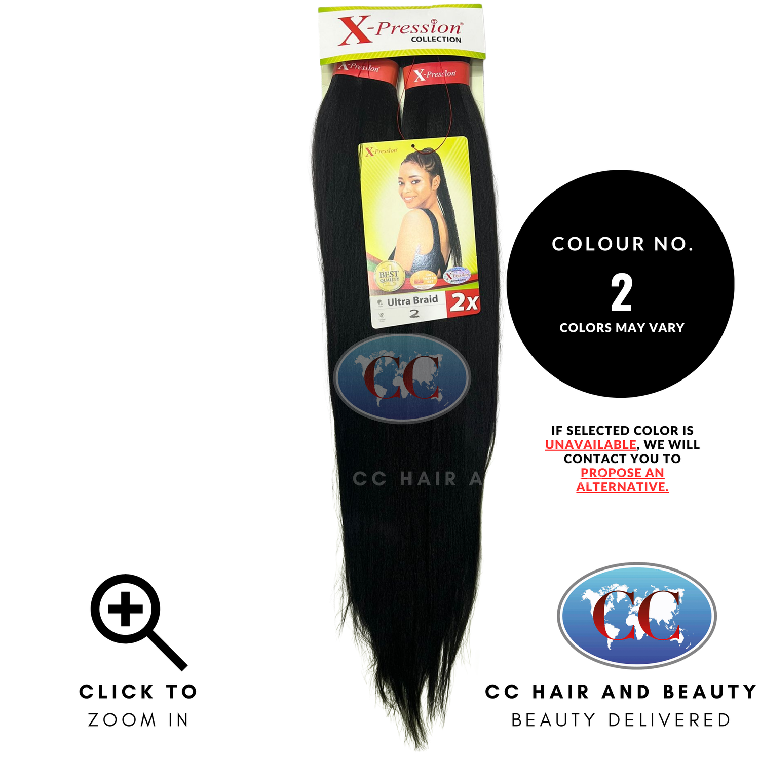 X-Pression Ultra Braid 2X Pre-Stretched Braiding Hair-3