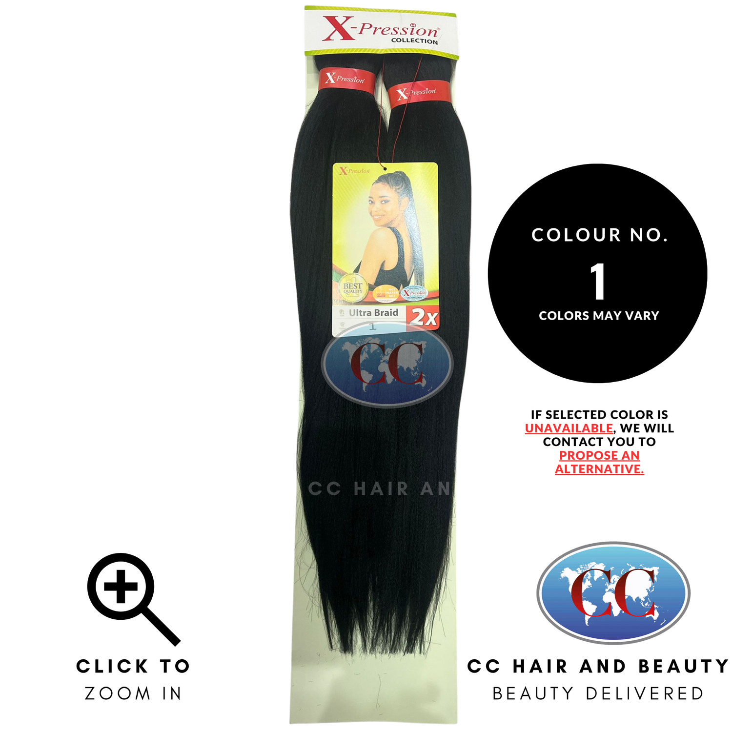 X-Pression Ultra Braid 2X Pre-Stretched Braiding Hair-1