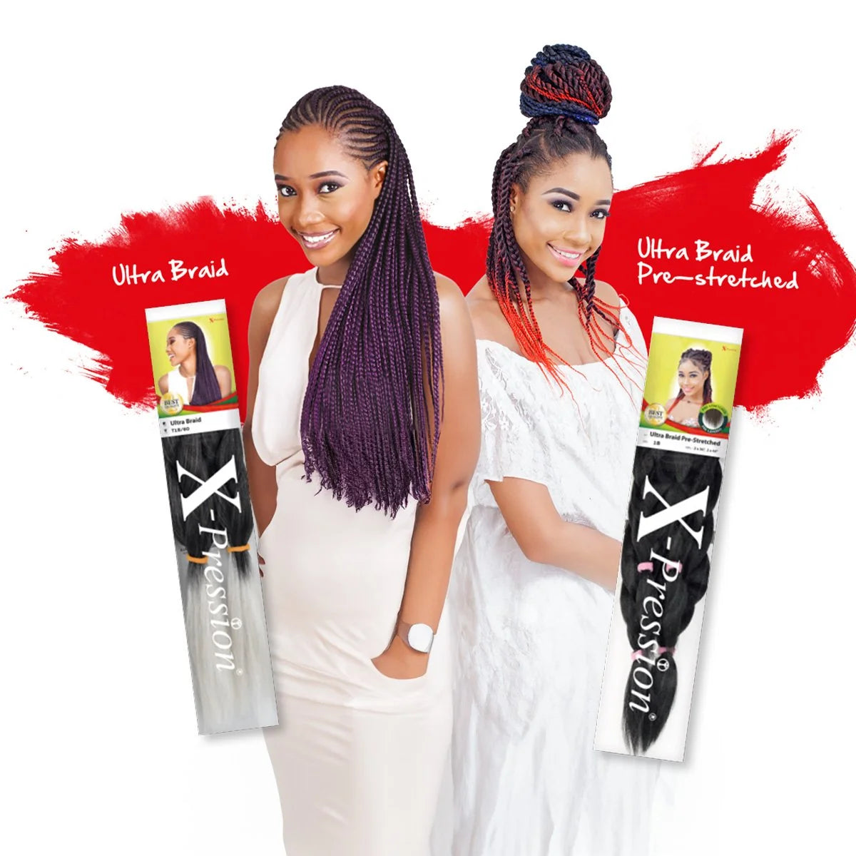 Xpression Ultra Braid Pre-Stretched 46" 160 g