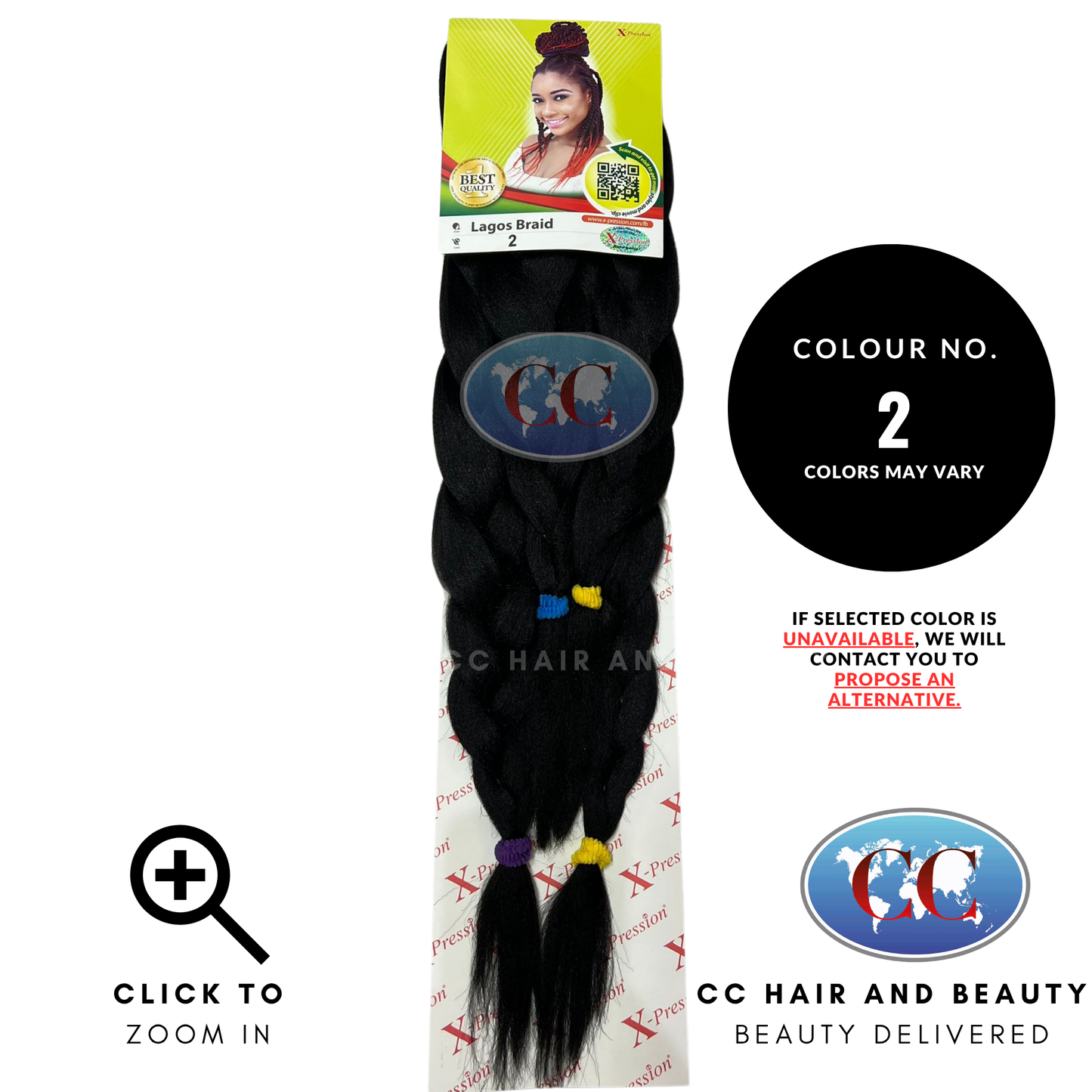 Xpression Lagos Braid 42", 46" & 170 g-2