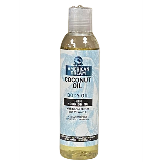 American Dream Coconut Oil Body Oil Skin Nourishing 200ml