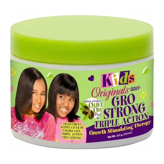 Africa's Best Kids Originals Gro Strong Triple Action Therapy 4oz hair and scalp treatment for kids