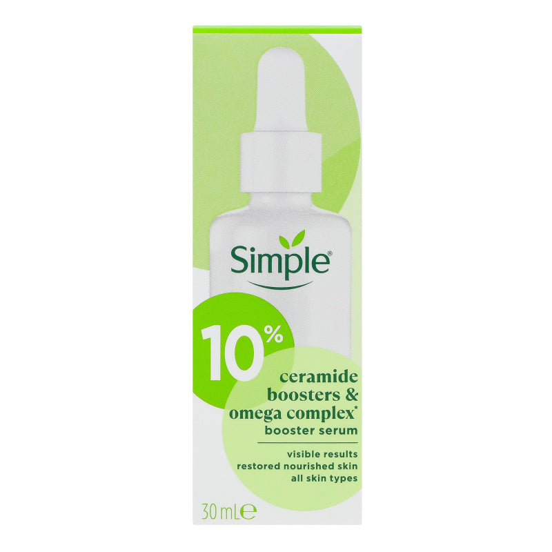 Simple 10% Ceramide Boosters & Omega Complex Facial Serum 30ml