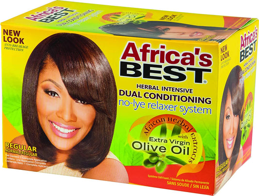 Africas Best Herbal Intensive Dual Conditioning Relaxer - Regular & Super