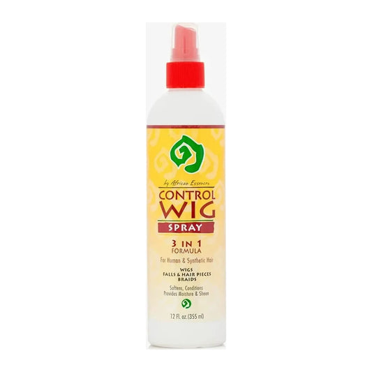 African Essence Control Wig Spray 355ml bottle for wigs, weaves and braids