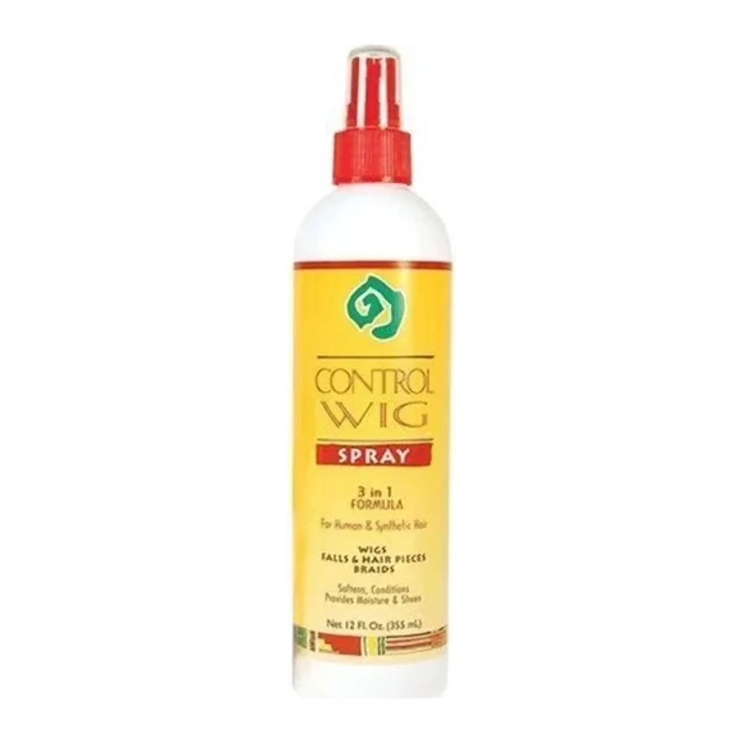 African Essence Control Wig Spray 355ml bottle for wigs, weaves and braids