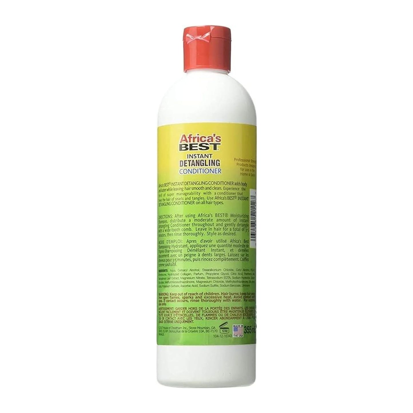 Africa's Best Instant Detangling Conditioner 355ml bottle