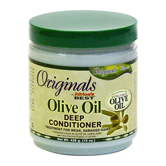 Africa's Best Organics Olive Oil Deep Conditioner 15oz 426g tub for dry and damaged hair