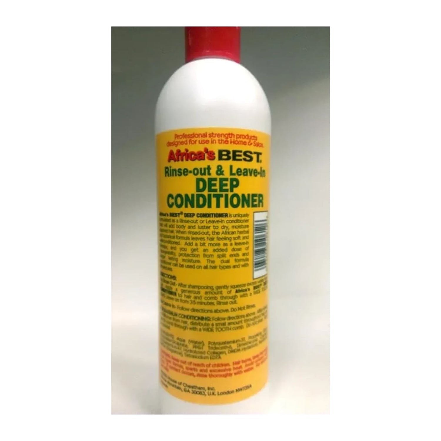Africa's Best Rinse Out & Leave In Deep Conditioner 12oz / 355ml tub for dry hair