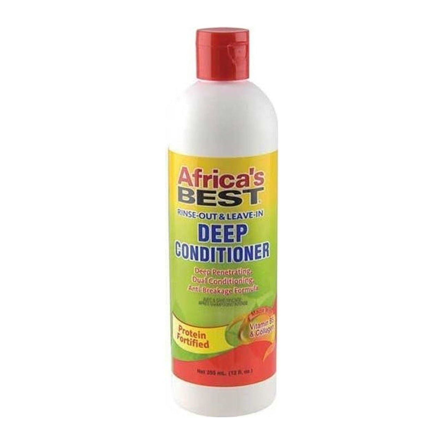 Africa's Best Rinse Out & Leave In Deep Conditioner 12oz / 355ml tub for dry hair