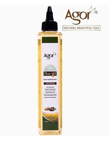 Agor Organic Cold Pressed Hair Oil 250 ml