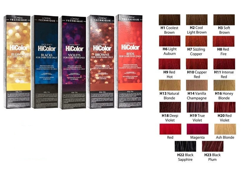 Loreal Technique Excellence Permanent Hi Color 1.74oz