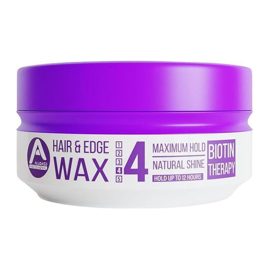 Allored Professional Biotin Therapy Edge Styling Wax Mix Melon strong hold gummy wax 150ml jar