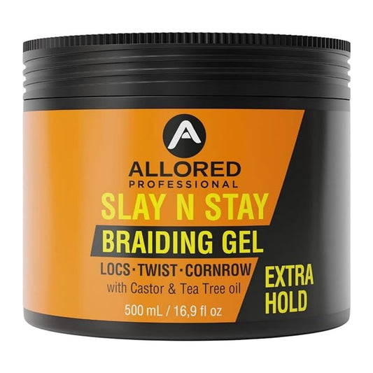 Allored Professional Slay N Stay Lock N Twist Gel firm hold with castor and tea tree oil 500ml