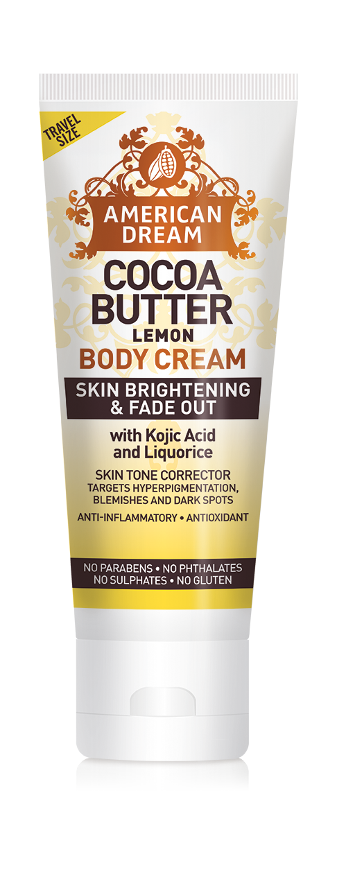 American Dream Cocoa Butter Lemon Body Cream Travel Size 100g